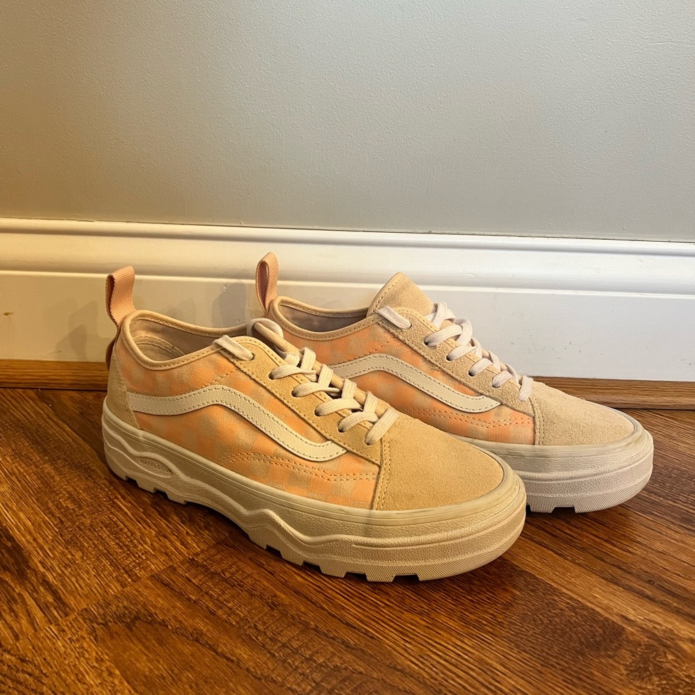 Vans Peach and Cream UltraCush Sneakers
